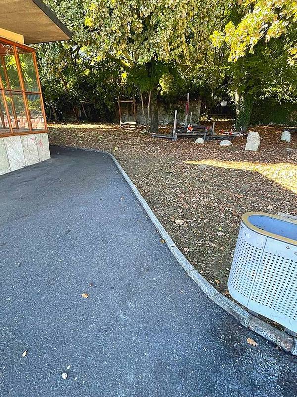 Allée et espace détente après intervention